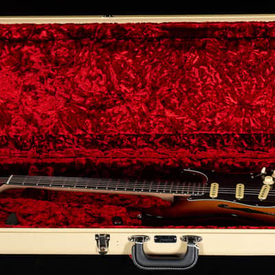 Fender Limited Edition Suona Stratocaster Thinline Ebony Fingerboard Violin Burst (421) image 7