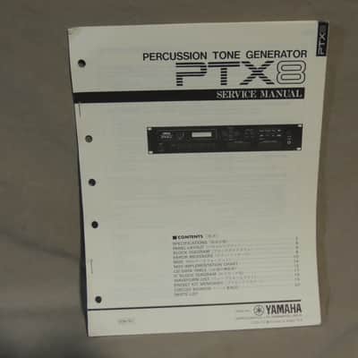 Yamaha PTX 8 Service Manual [Three Wave Music] image 1