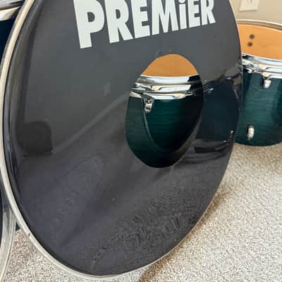 22" Evans EMAD2 Batter and Premier Reso Bass Drum Heads image 2