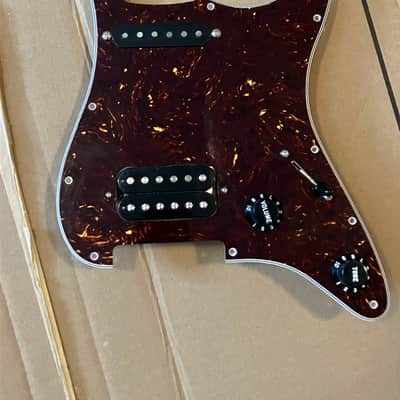 Warmoth Stratocaster Loaded Tortoiseshell Pickguard Gibson BB2/Dimarzio Area 61 image 1