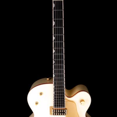 Used 2016 Gretsch G6136T-59 Vintage Select '59 Falcon Hollow Body Vintage White with OHSC image 9