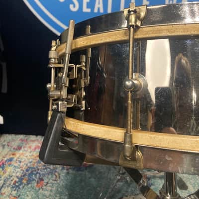 Kent - 5x14" 6-Lug Single Tension Snare Drum 1950s image 4