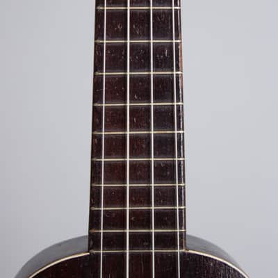 Regal  Soprano Ukulele (1920s), black gig bag case. image 8