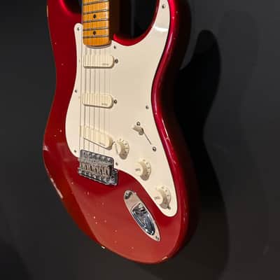 Fender Eric Johnson 57 Strat-David Gilmour setup mid 90s? - Candy Apple Red image 4