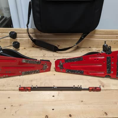 DW DWCP5002AD4 5000 Accelerator Double Bass Drum Pedal 2010s - Black/Red image 19