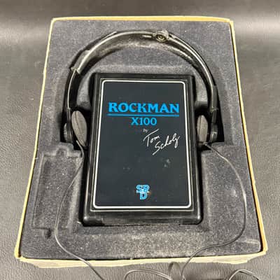 SR&D Rockman X100 by Tom Sholz Headphone Amp w/ Original Headphones image 1