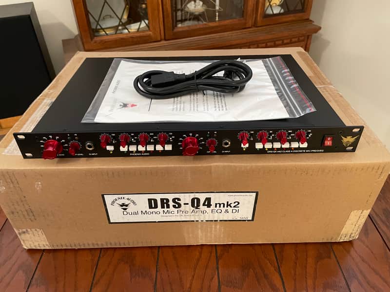 Phoenix Audio DRS-Q4 Mk2 2-Channel Class-A Discrete Mic Pre / DI / EQ 2026 MINT!! 💫 image 1