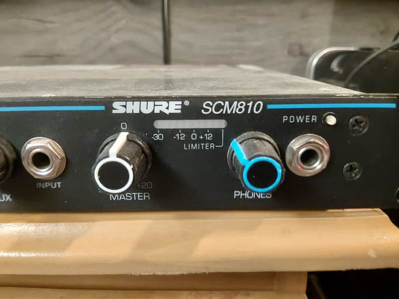 Shure SCM810 8-Channel Automatic Mic Mixer with EQ 2010s - Black image 1