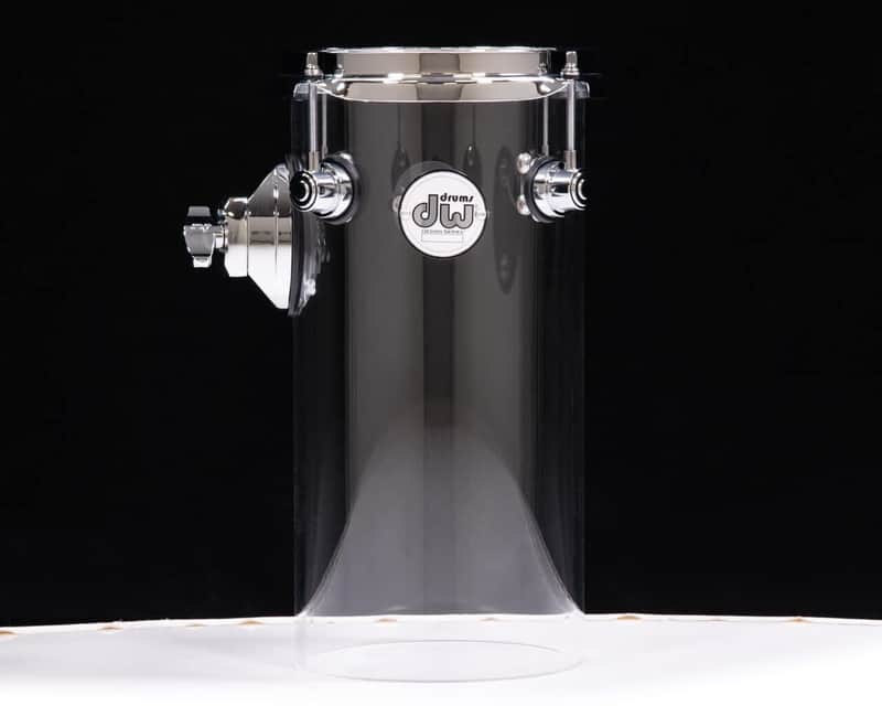 DW Design Rata Tom 6x12 w/TB12 - Clear Acrylic image 1