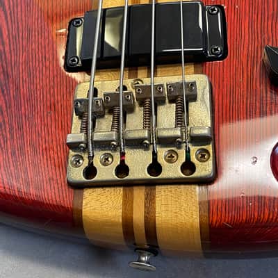 ONE DAY SALE Aria Pro II SB-Elite II 1983 - Padauk red Rautia pickups MIJ Matsumoku image 12