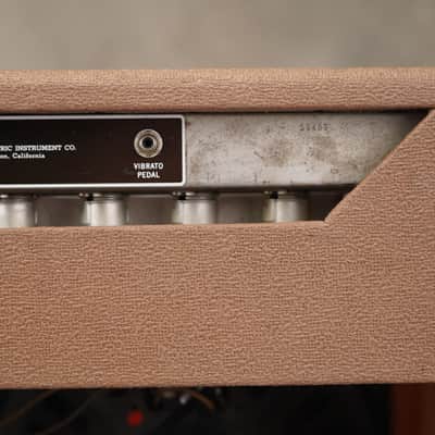 1962 Fender Super Amp 6G4-A Brown 2x10 Combo Amp w/ Flight Case #59038 image 15