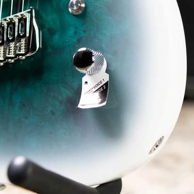 Legator N7FOD Ninja Multiscale Electric Guitar - Arctic Blue with Gig Bag image 10