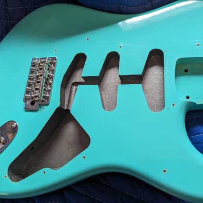 Allparts- Surfs-Up Green Machine Partscaster image 8