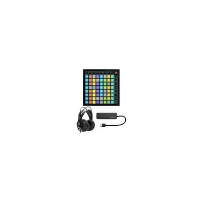 Novation Launchpad Mini MK3 Grid Controller with Headphones and USB Hub image 2