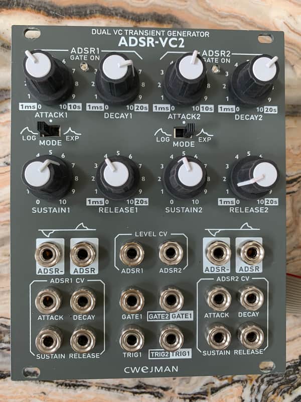 Cwejman ADSR-VC2 Dual VC Transient Generator 2015 - Black image 1