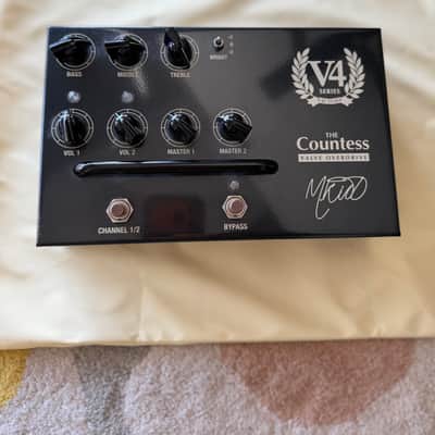 Victory Amps V4 The Countess Valve Overdrive/Preamp 2018 - Black image 1
