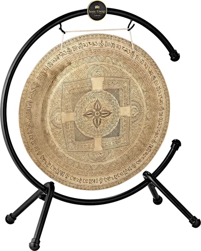 Meinl 22" Sonic Energy Engraved Indian Wind Gong Cymbal Includes Free Stand IG1 image 1