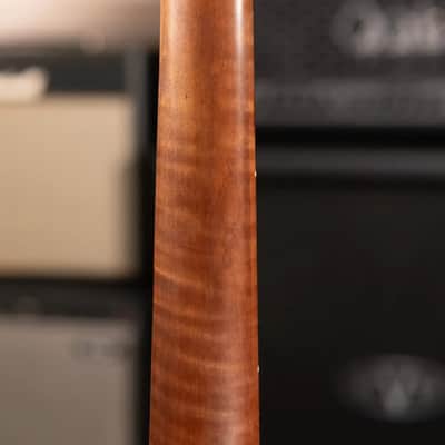 Fender Custom Shop Artisan Maple Burl Relic Jazz Bass - Honey Burst with Hardshell Case image 7