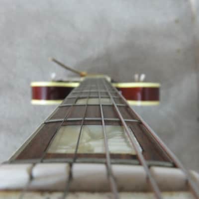 Vintage 1960s Teisco MIJ Ventura Hollow Body Electric Guitar 335 Wine Red Clean Gretsch Gibson Clone image 11