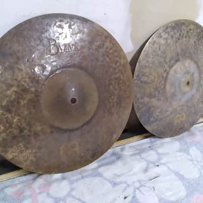 Meinl 14" Byzance Extra Dry Medium Hi-Hat (Pair) 2007 - Present - Un-Lathed image 2
