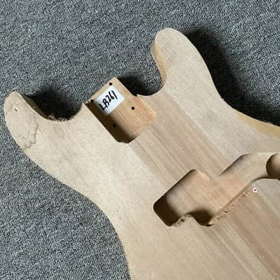 Solid Basswood 4 String Precision P Bass Style Body image 5