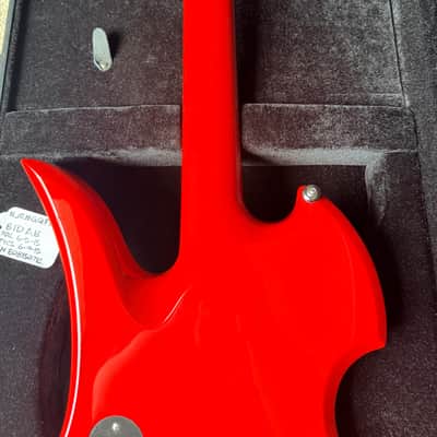 B.C. Rich NJ Retro Mockingbird Ferrari Red w/ Hard Case - KOREA image 10