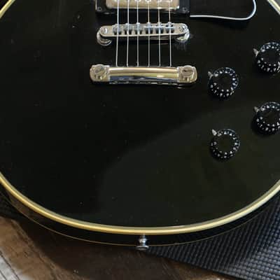 1974 Gibson Les Paul Custom Electric Guitar Black Ebony w/ Nickel Hardware + OHSC image 5