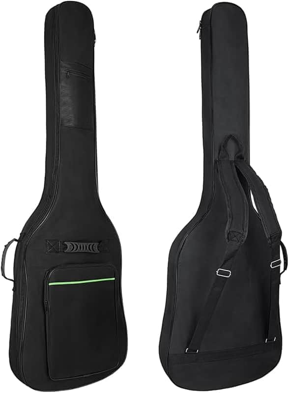 Bass Guitar Bag, Bass Gig Bag 7MM Padding Soft Electric Bass Guitar Case Bass Backpack with Pockets image 1