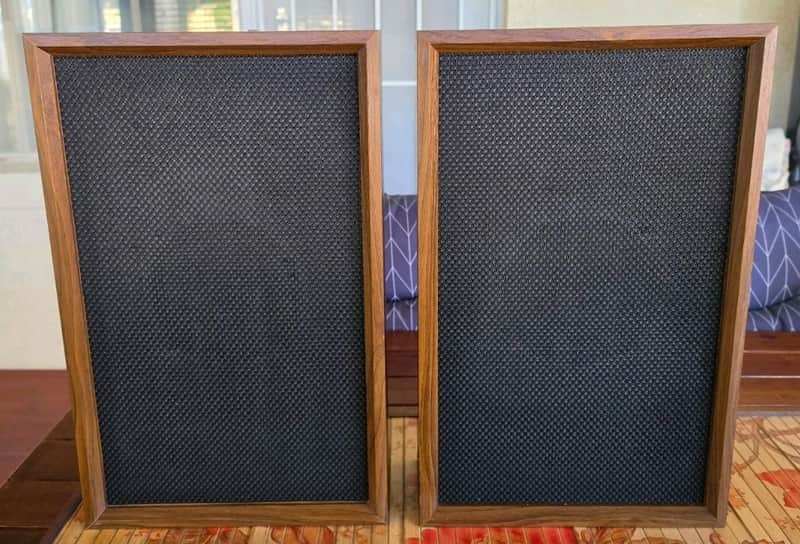 VINTAGE NATIONAL 1970,s STEREO MUSIC SPEAKERS/8 OHM image 1