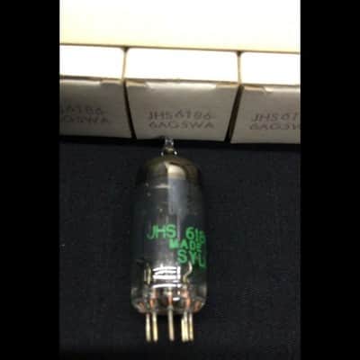 FULL SLEEVE (5) Sylvania JHS 6186 6AG5 WA Vintage Vacuum Tubes TESTED K.9715 image 2