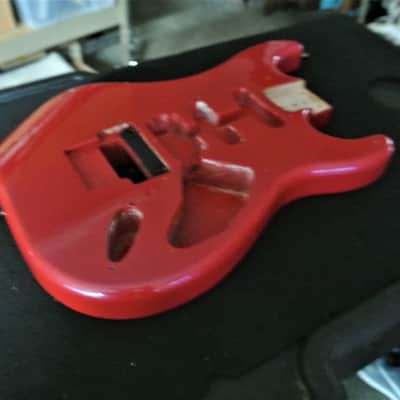 Kramer Pacer body early striker in Candy Red Pearl 1986 image 3