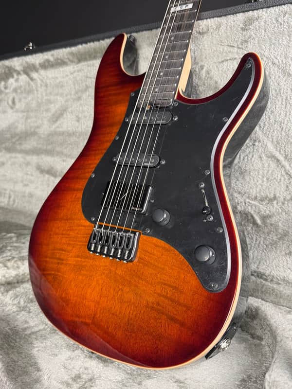ESP E-II SN-III Hardtail w/Case - Tiger Eye Sunburst image 1