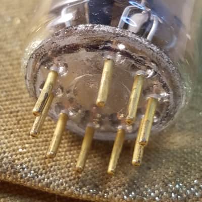 Sylvania Matched Pair (2) 6922 premium tNOS AT1000 TESTED Vacuum Tubes Gold pins rare D getter E88CC dual triode or GB6DG8 1963 image 25