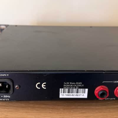 Marshall EL84 20/20 Stereo Valve Power Amplifier 1999 - Gold+Schwarz image 9