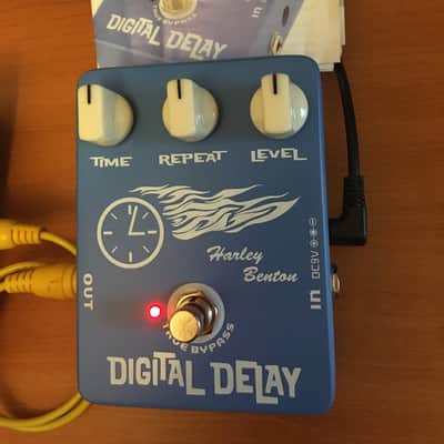 Harley Benton Duo FX: Digital Delay + Tremolo from 2022; Patch Cable, Manual, Boxes, 100% New image 2