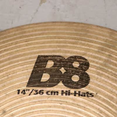 Sabian 14" B8 Hi-Hat Cymbals #1 image 8
