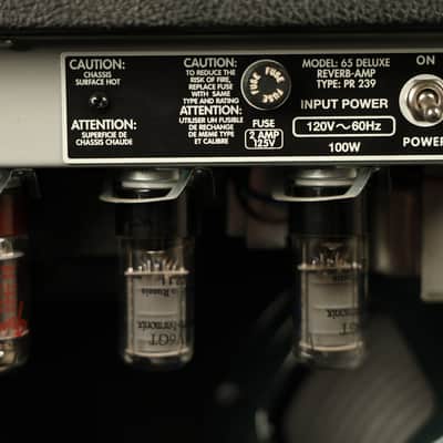 2003 Fender Deluxe Reverb 65 Reissue Black image 17