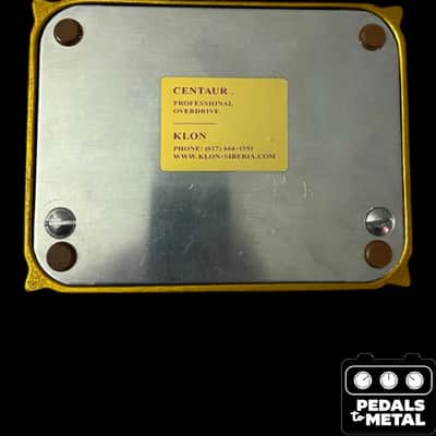 Klon Centaur Gold Horsie Short Tail - Gold - X18845 image 5