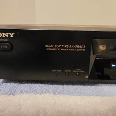 Sony MDS-JE470 minidisc player recorder deck Late 1990s - Black image 2
