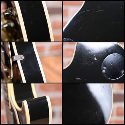 Gibson Les Paul Custom 3-Pickup with Bigsby Ebony 1960 w/Hardshell Case (Refin/Refret/Headstock Repair) image 18