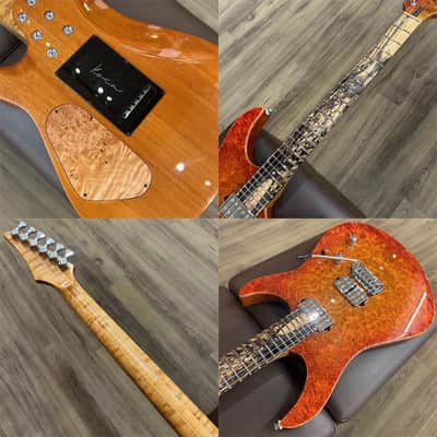 Koca Guitars [Ikeshibu Used Goods Festival Item] USED Light 6 String (Burl Maple Top / Pale Moon Ebony / Birds Eye Maple Neck) Coca Guitars image 10