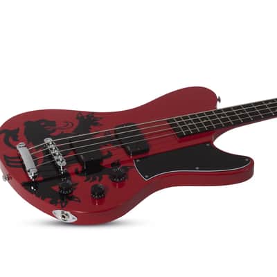 Schecter Simon Gallup Ultra Spitfire Electric Bass Red BRAND NEW image 3