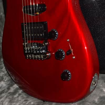 2022 G&L - USA Legacy HSS Rear Mounted Controls - Clear Red image 2