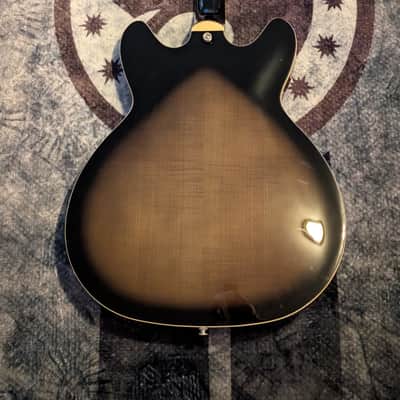 Hagstrom VIDLXBARI-CBB Viking Deluxe Baritone 2010s - Cosmic Black Burst COMES WITH CASE AND ACCESSORIES image 3