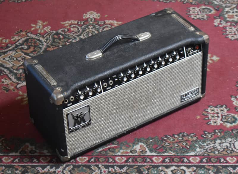 1977 Music Man HD-130 Reverb Hybrid Amp Head w/FSW image 1