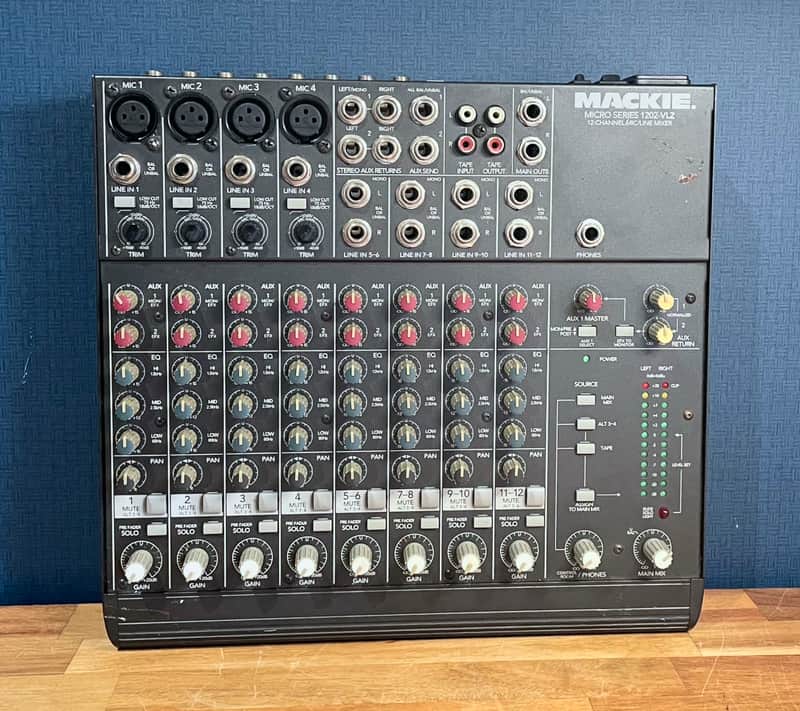 Mackie Micro Series 1202-VLZ 12-Channel Mic / Line Mixer | Reverb