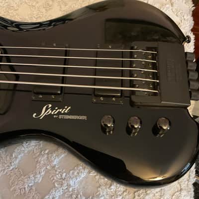 Steinberger Spirit XZ-25 (Left Handed) Headless - Black Gloss image 4