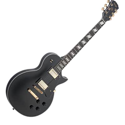 Stagg L400-BK Classic Rock "L" Electric Guitar - Black image 1