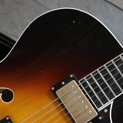 2020 Heritage Eagle Classic Semi-Hollow Electric Guitar Artisan Aged Sunburst + OHSC image 3