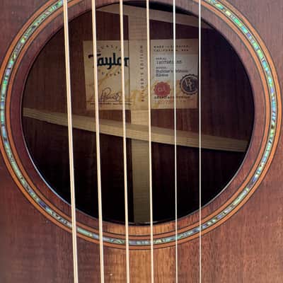 Excellent Condition Taylor Builder's Edition K24ce, V-Class, Hawaiian Koa, Original Taylor hard case image 5